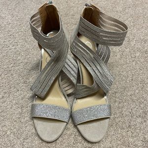 Jessica Simpson glittery heels, size 8.5